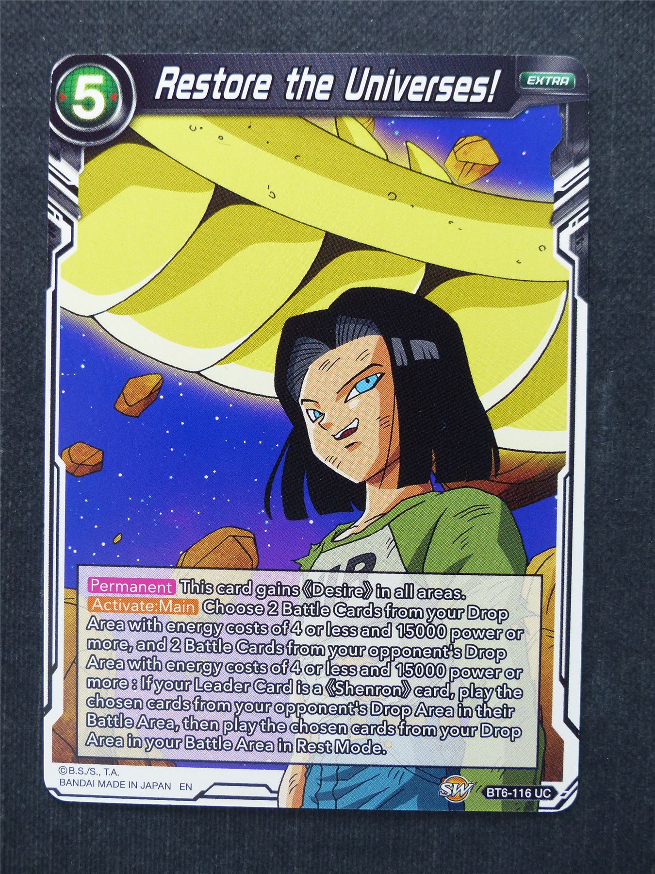 Restore the Universe! - Dragon Ball Super Cards #8N