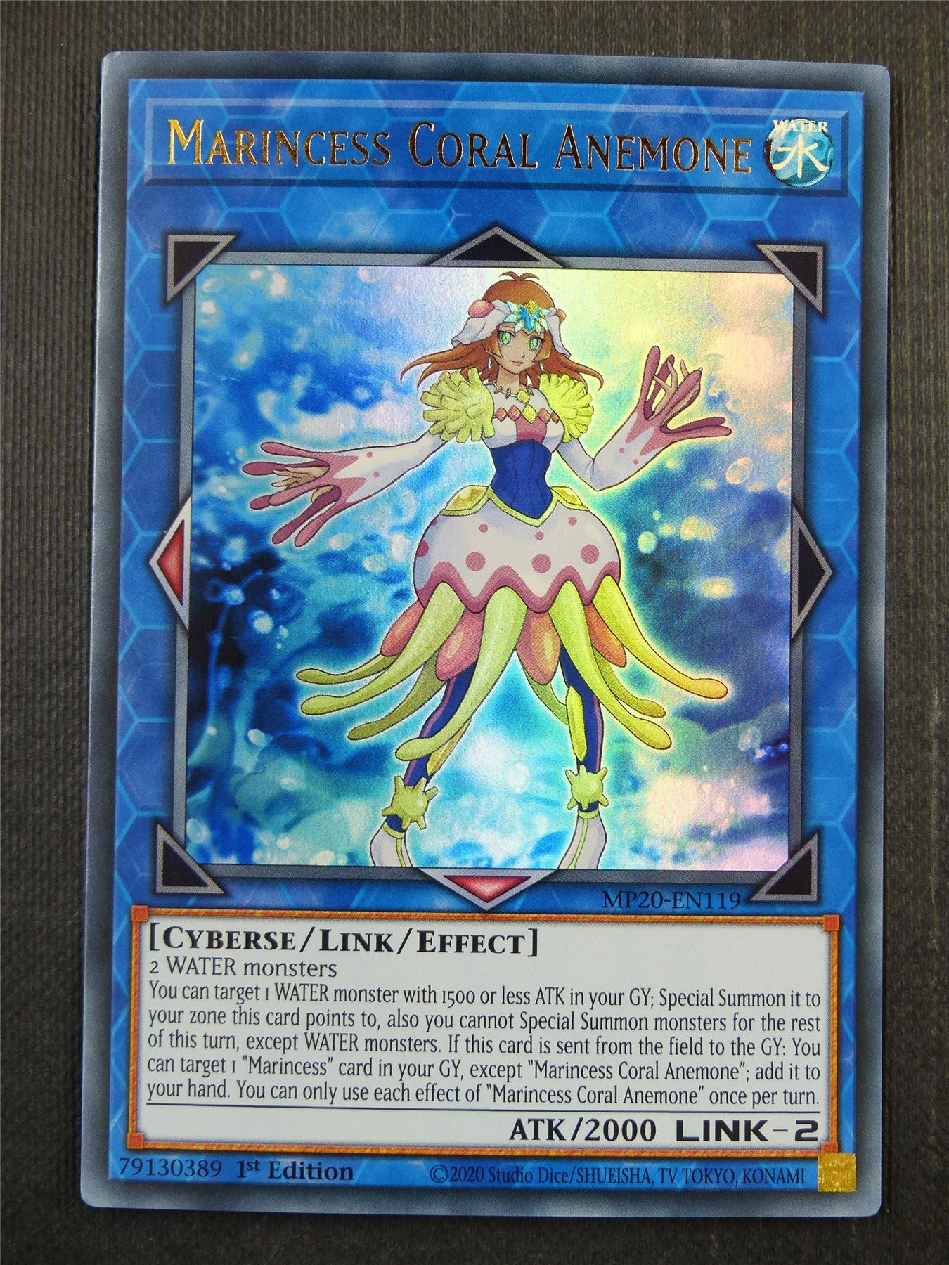 Marincess Coral Anemonte MP20 Ultra Rare - 1st ed Yugioh Card #3O5