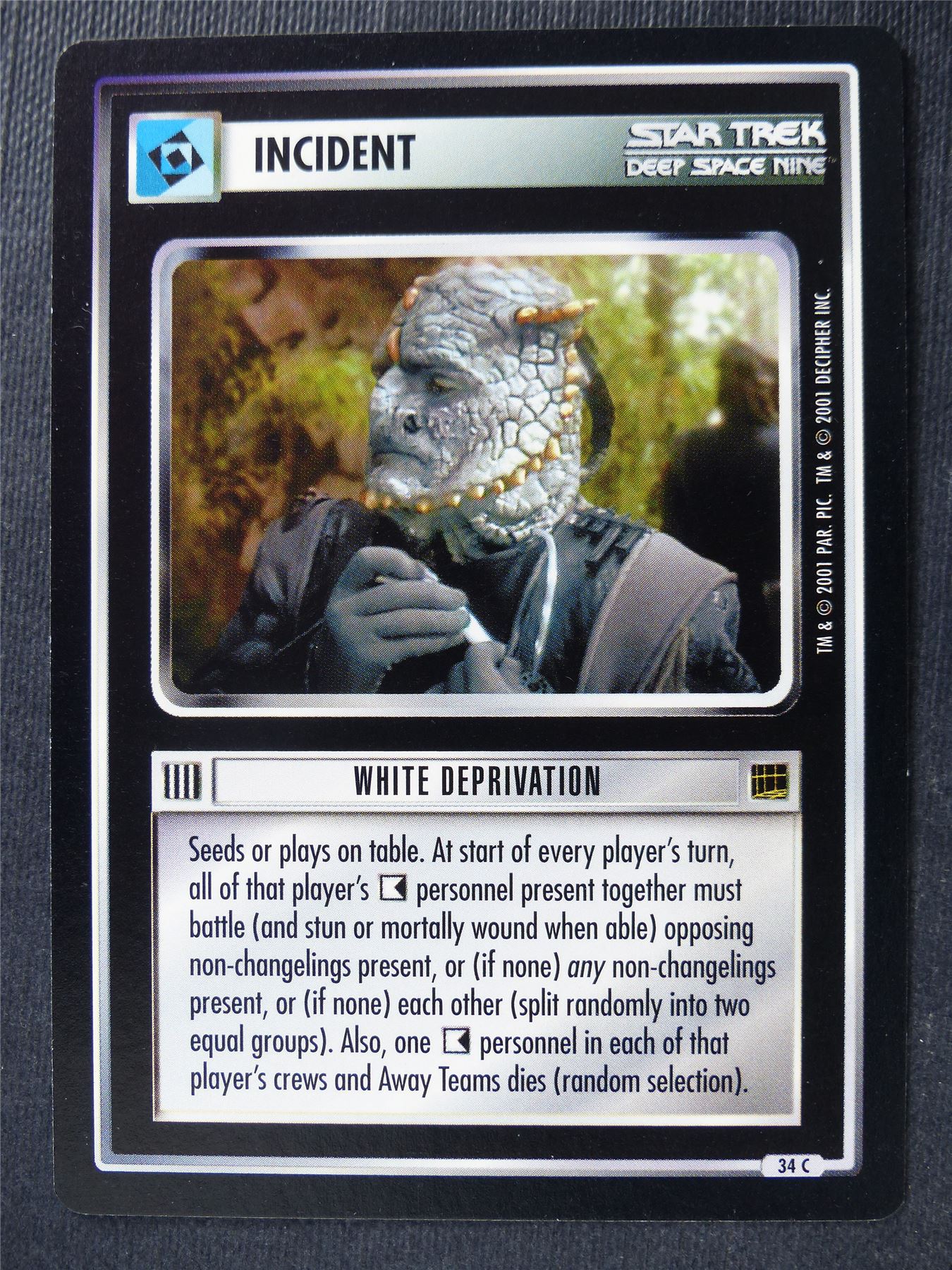 White Deprivation - DS9 - Star Trek Card #4TG