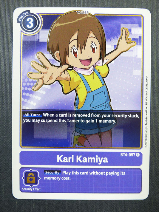 Kari Kamiya BT4 R - Digimon Card #42W
