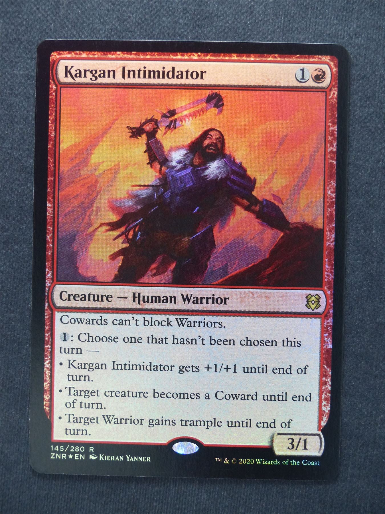 Kargan Intimidator Foil - Mtg Magic Cards #FJ