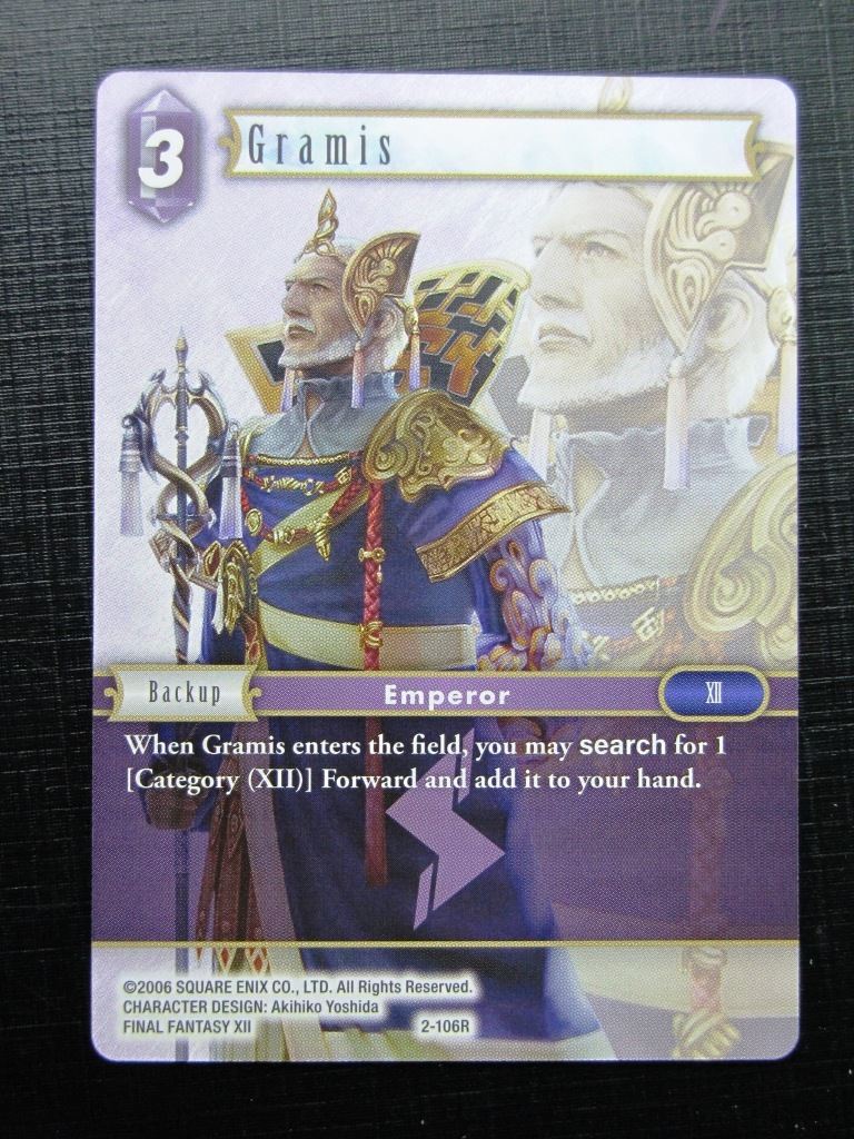 Final Fantasy Cards: GRAMIS 2-106R # 27G95