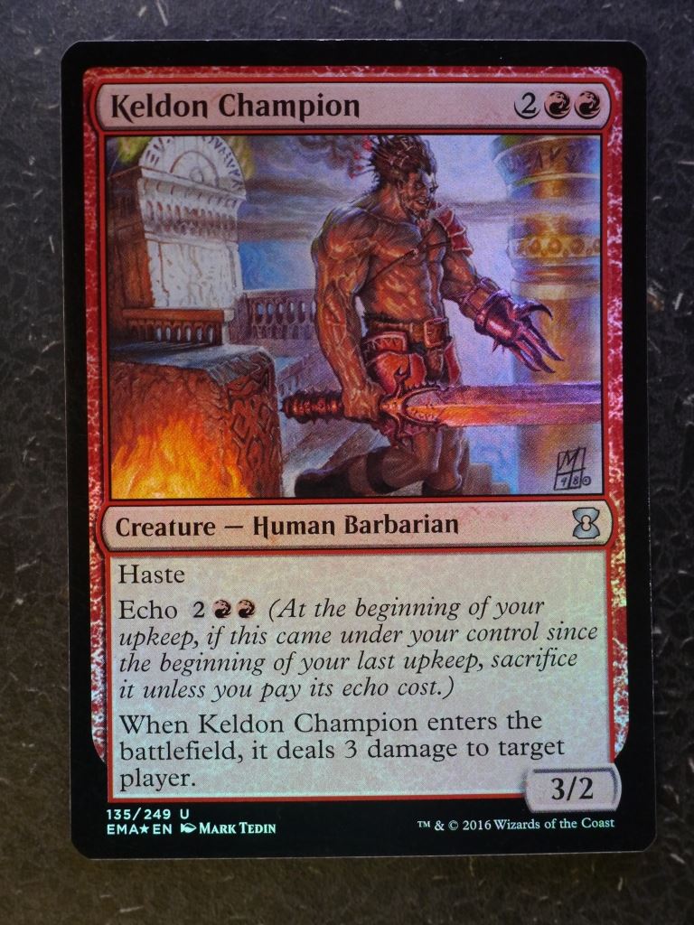 MTG Magic Cards : KELDON CHAMPION FOIL # 8D53