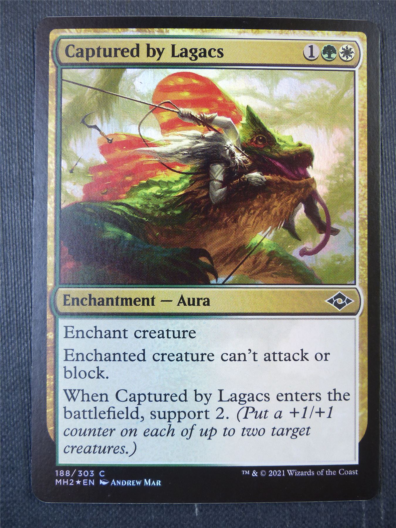 Captured by Lagacs Foil - Mtg Card #928