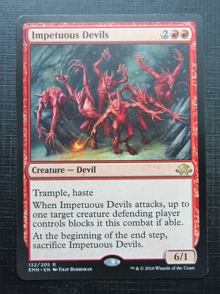MTG Magic Cards: IMPETUOUS DEVILS # 17G59