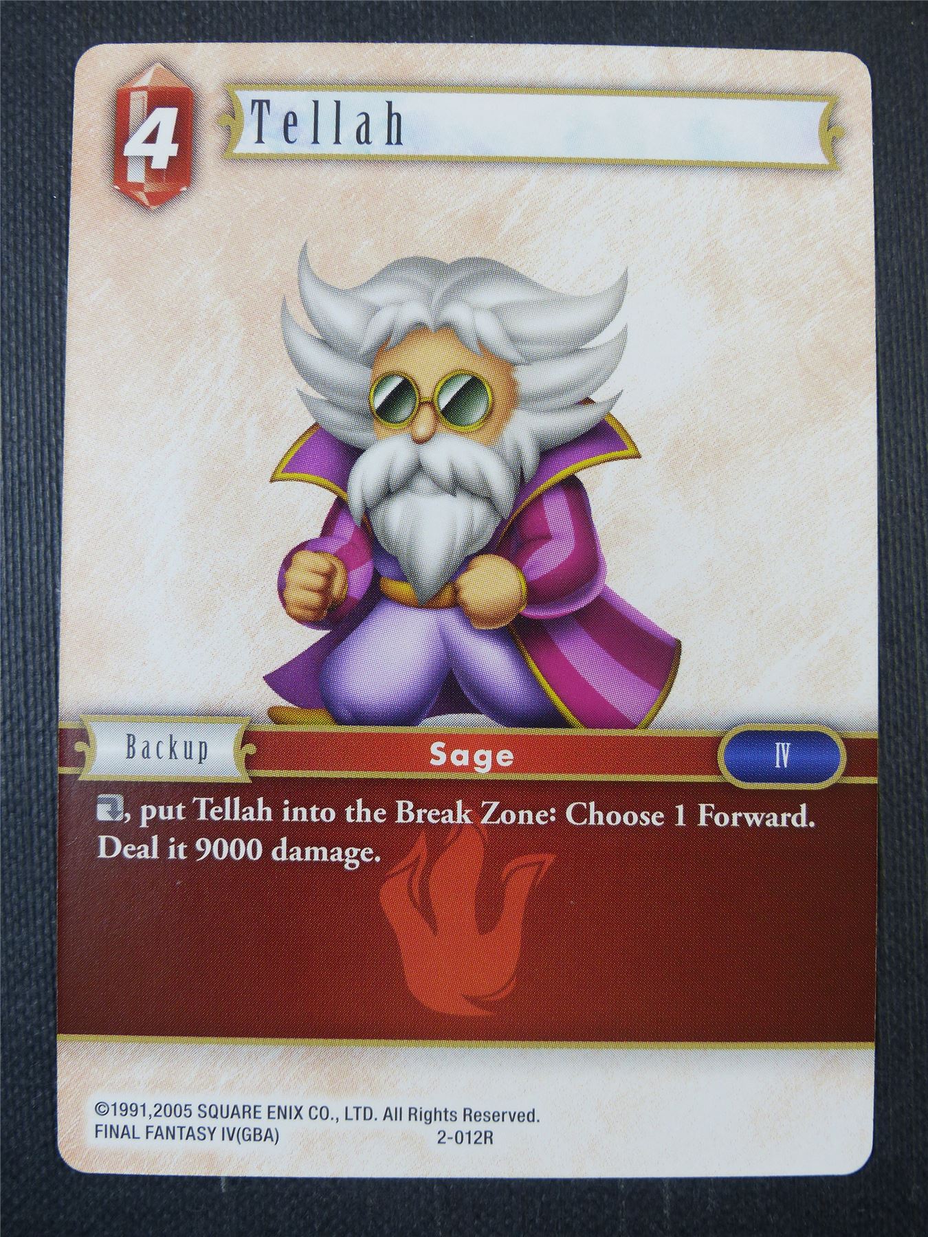 Tellah 2-012R - Final Fantasy Card #9D4