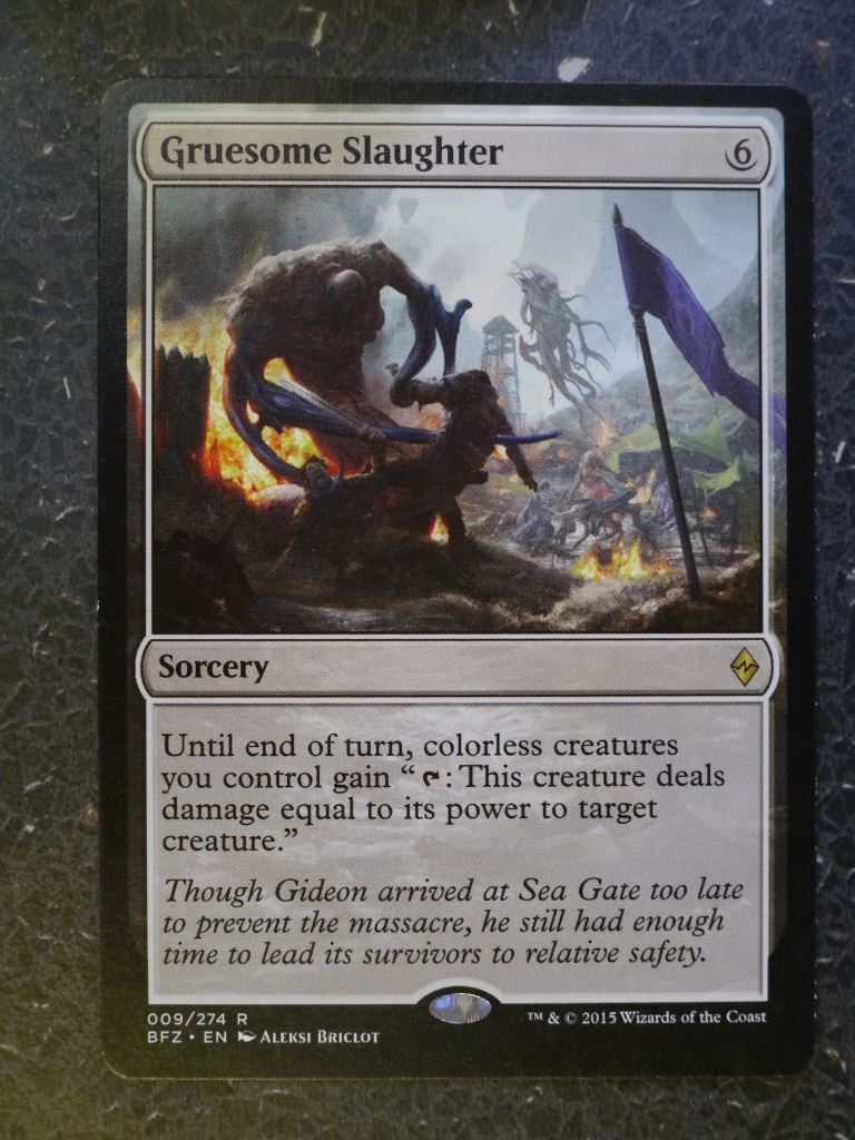 MTG Magic Cards: GRUESOM SLAUGHTER # 6J43