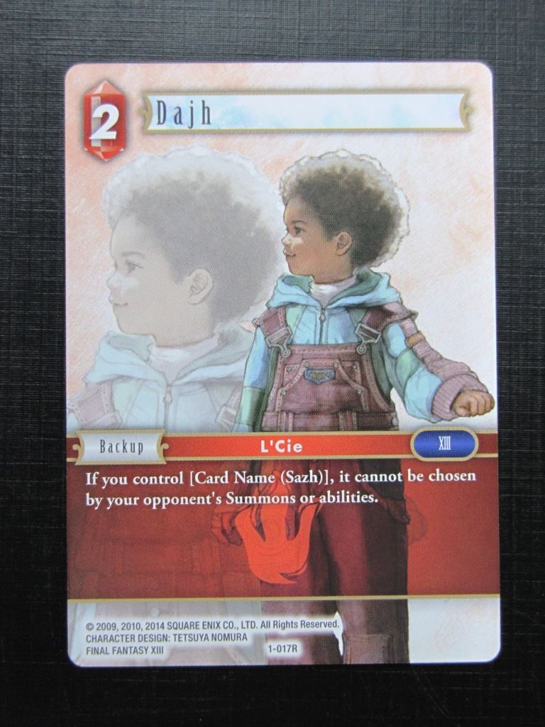 Final Fantasy Cards: DAJH 1-017R # 23G43