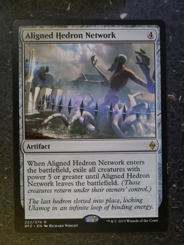 MTG Magic Cards: ALIGNED HEDRON NETWORK # 6J41