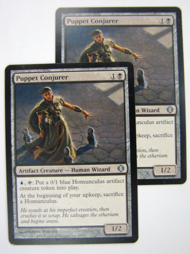 MTG Magic Cards: PUPPET CONJURER x2 # 8E62