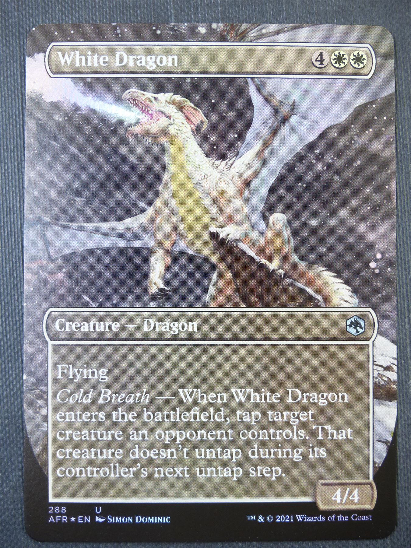 White Dragon Showcase Foil - Mtg Card #RW