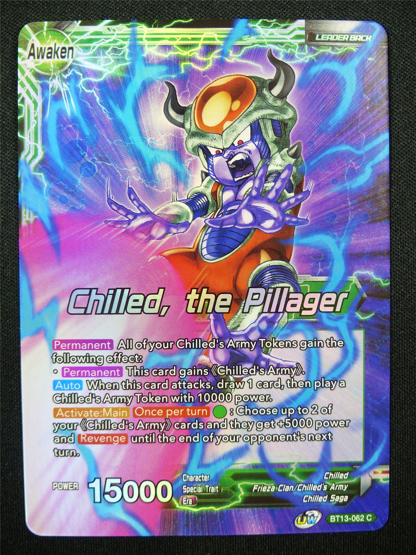Chilled the Pillager BT13 Foil - Dragon Ball Super Cards #AN