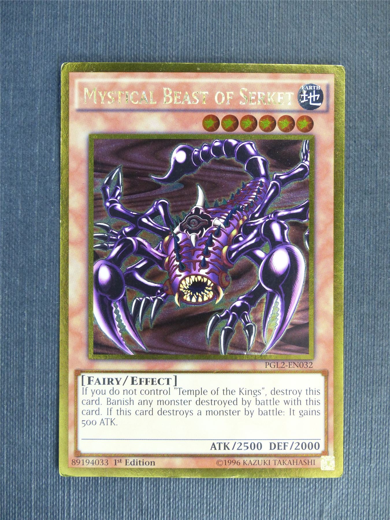 Mystical Beast of Serket PGL2 Gold Rare - 1st ed - Yugioh Cards #174 Mystical Beast of Serket PGL2 Gold Rare - 1st ed - Yugioh Cards #174