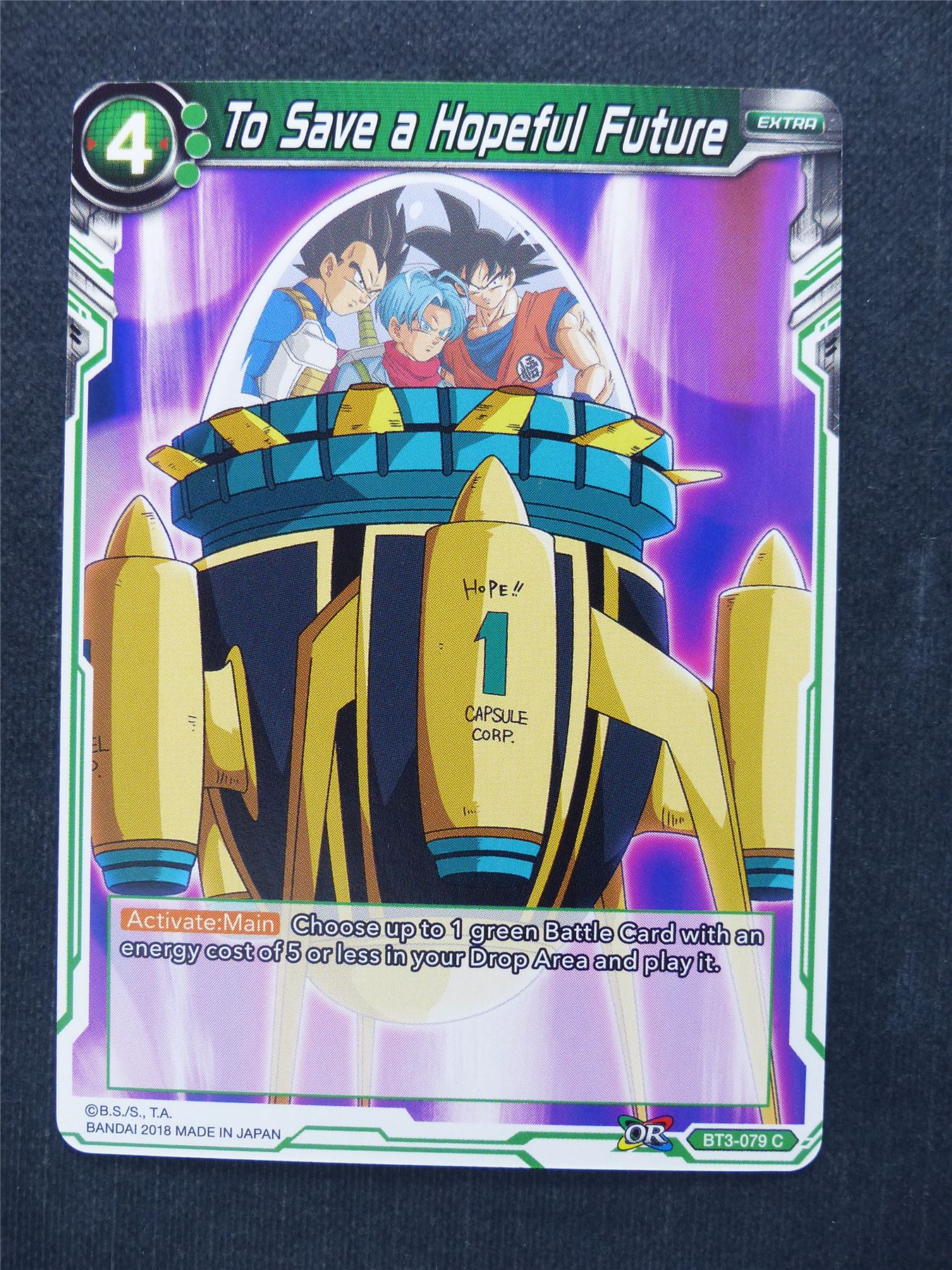 To Save a Hopeful Future - Dragon Ball Super Cards #EM