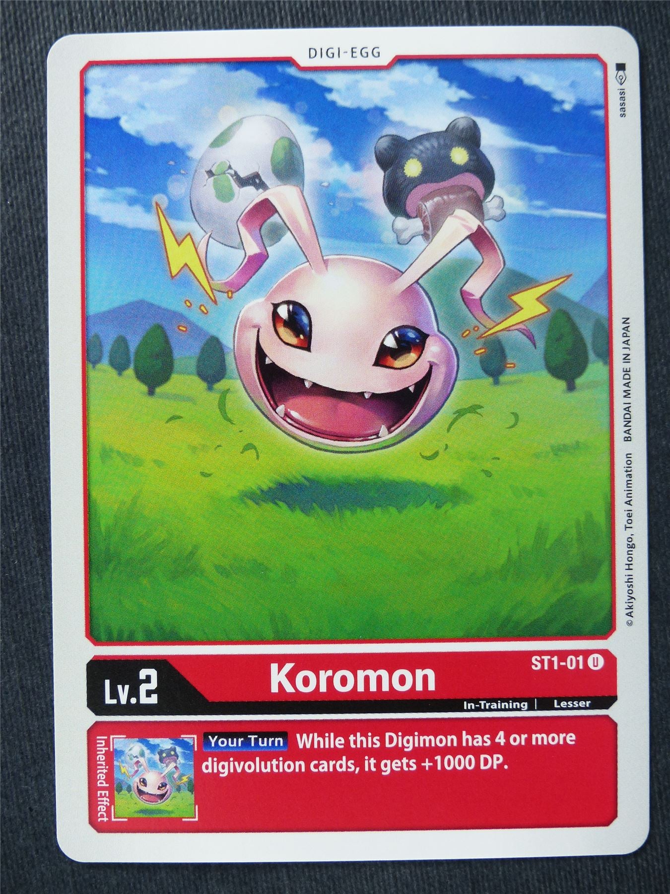 Koromon ST1-01 U - Digimon Cards #UW Archeron Koromon ST1-01 U - Digimon Cards #UW Archeron