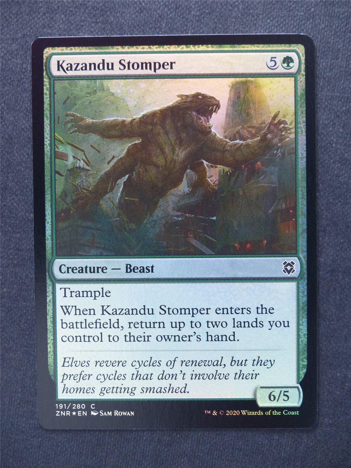 Kazandu Stomper Foil - Mtg Magic Cards #UT