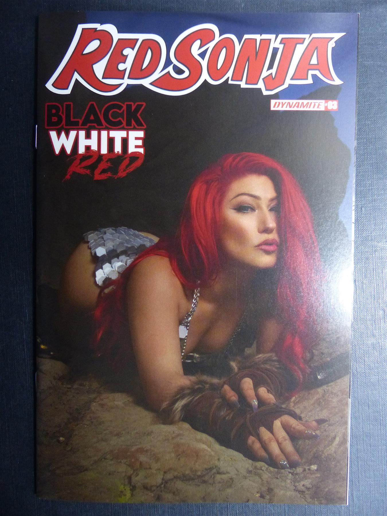 RED Sonja: Black White & Red #3 cosplay cvr - Sept 2021 - Dynamite Comics #3QL