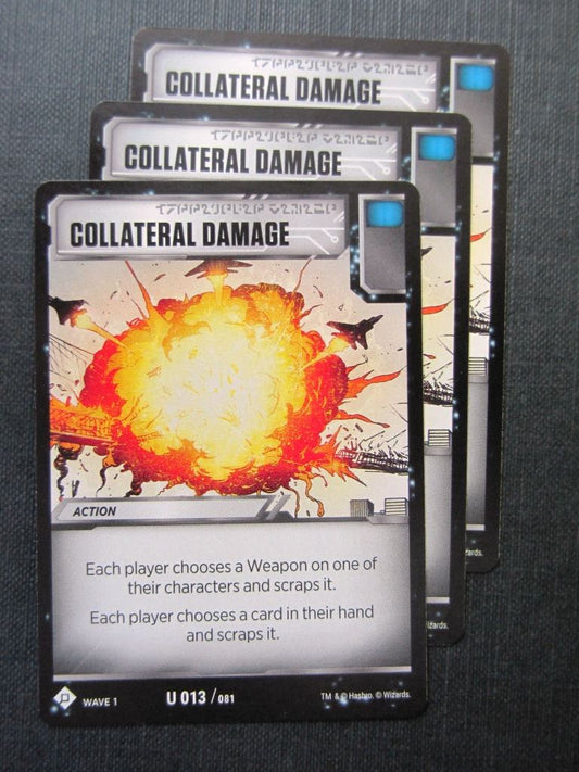 Collateral Damage U 013/081 x3 - Transformers Cards # 7F21