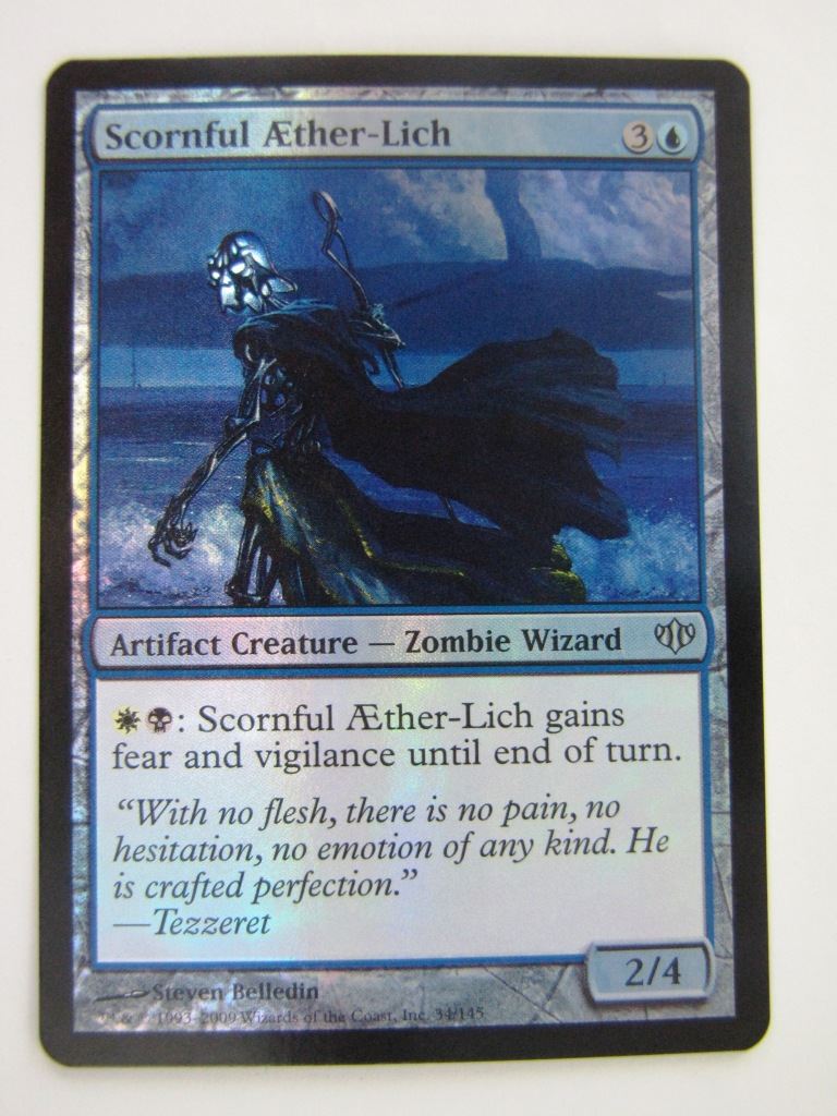 MTG Magic Cards: SCORNFUL AETHER-LICH FOIL # 9C64