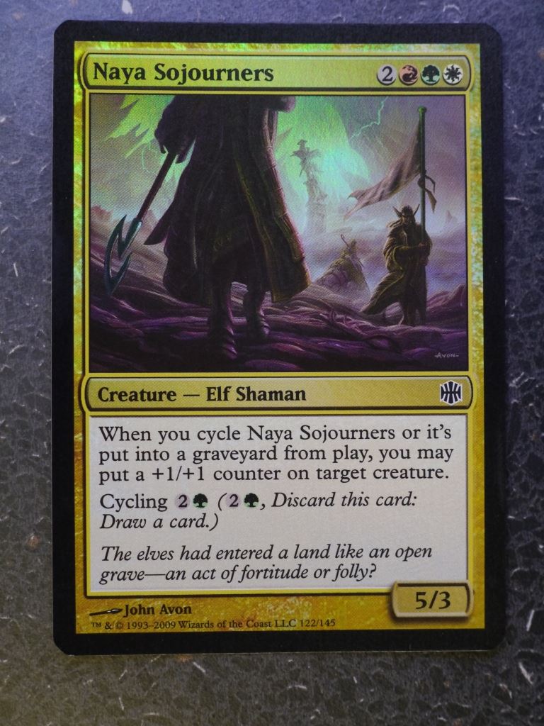 MTG Magic Cards: NAYA SOJOURNERS FOIL # 4H37
