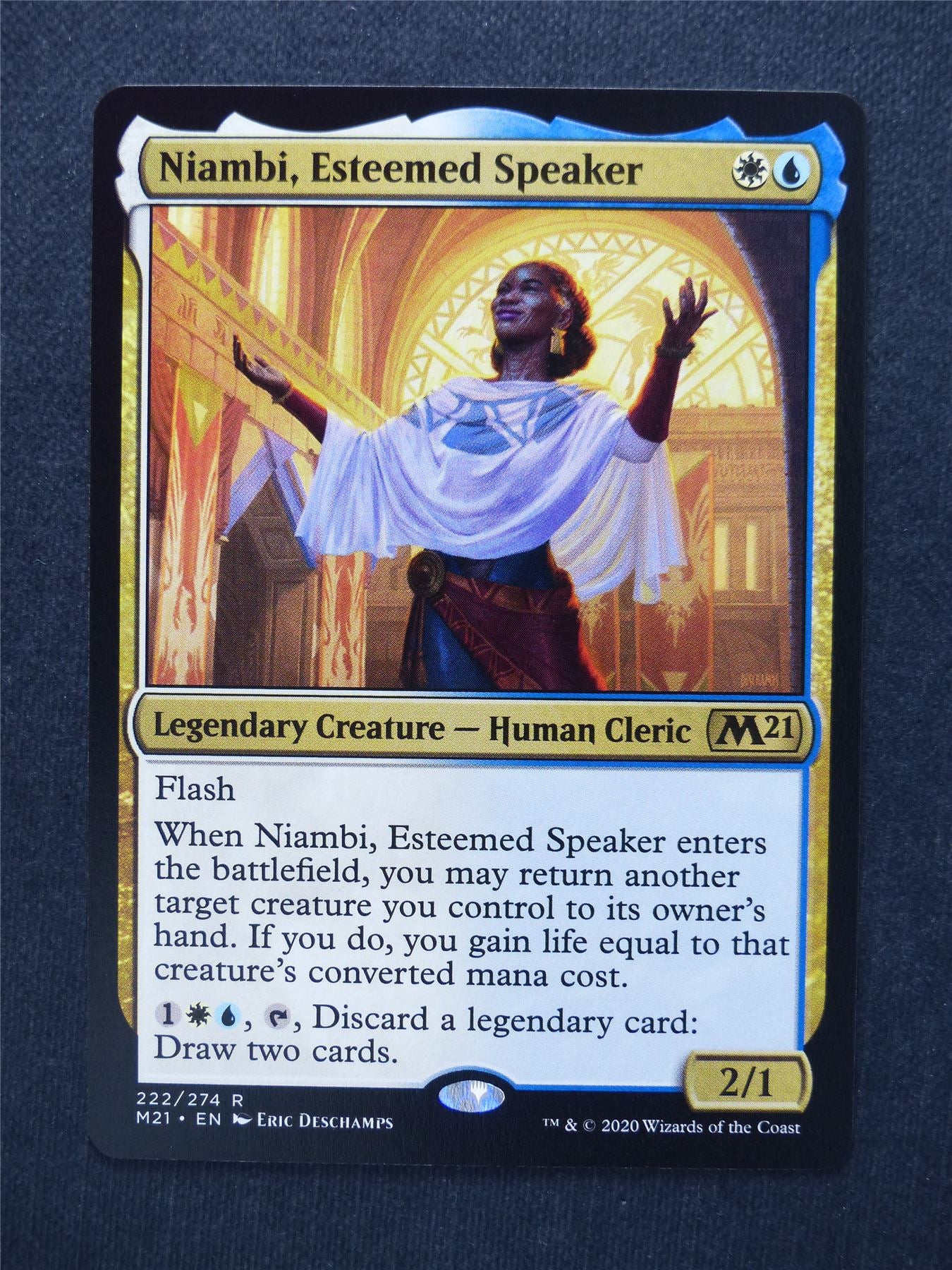 Niambi Esteemed Speaker - Mtg Magic Cards #3A