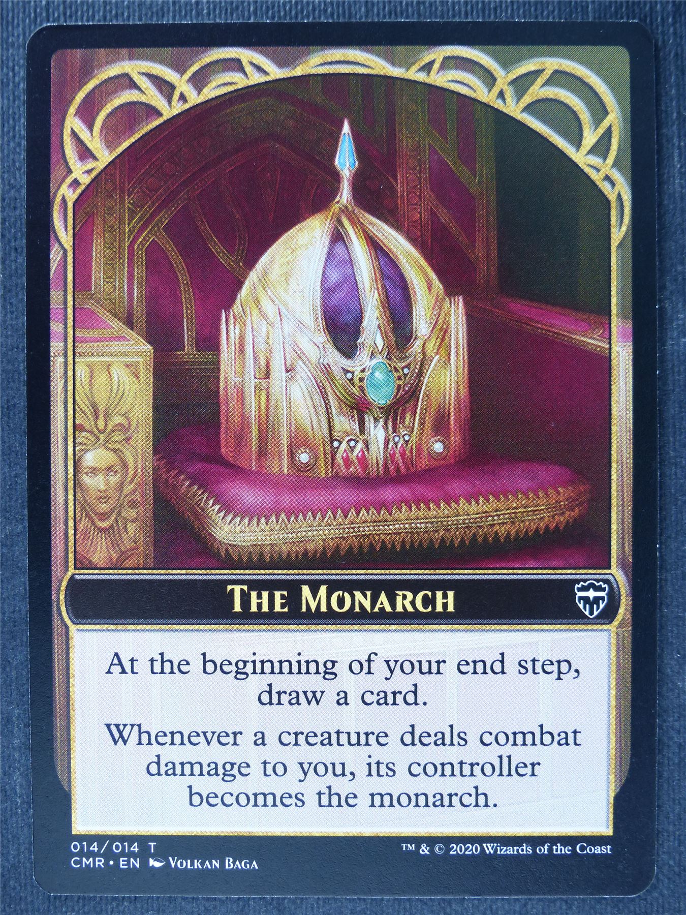 The Monarch Token - Mtg Magic Cards #S6 Archeron The Monarch Token - Mtg Magic Cards #S6 Archeron