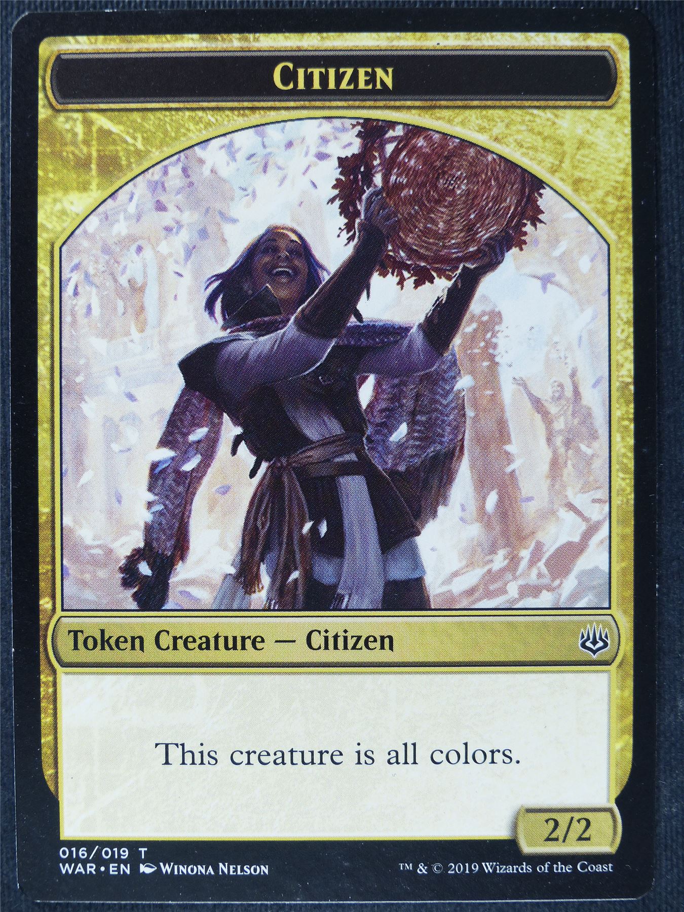 Citizen Token - Mtg Magic Cards #XP