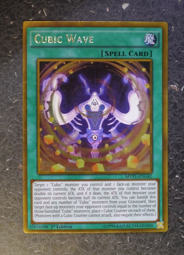 YuGiOh Cards: CUBIC WAVE MVP1 GOLD RARE # G64 Archeron YuGiOh Cards: CUBIC WAVE MVP1 GOLD RARE # G64 Archeron
