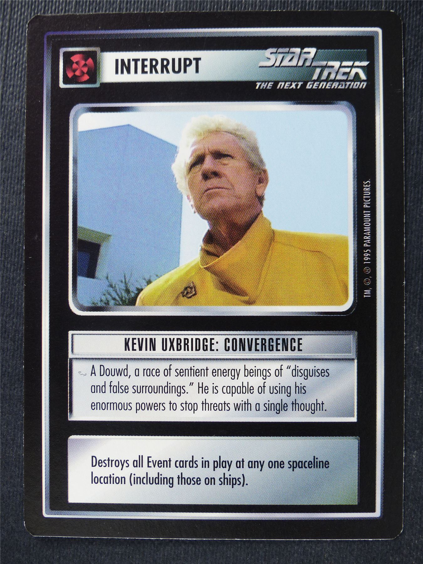 Kevin Uxbridge: Convergence - NG - Star Trek Card #4T1