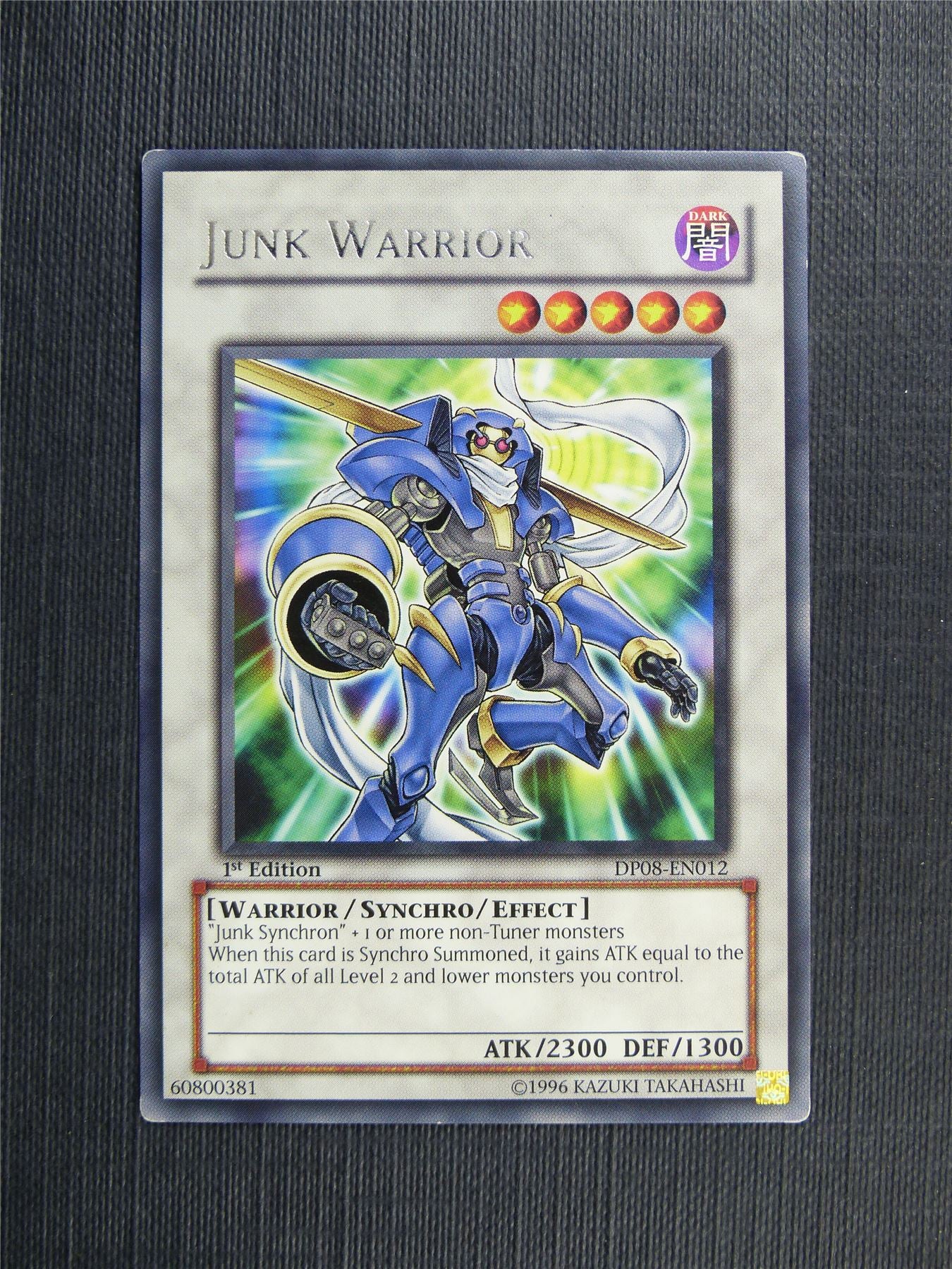 Junk Warrior DP08 Rare - 1st ed - Yugioh Cards #3OX Junk Warrior DP08 Rare - 1st ed - Yugioh Cards #3OX