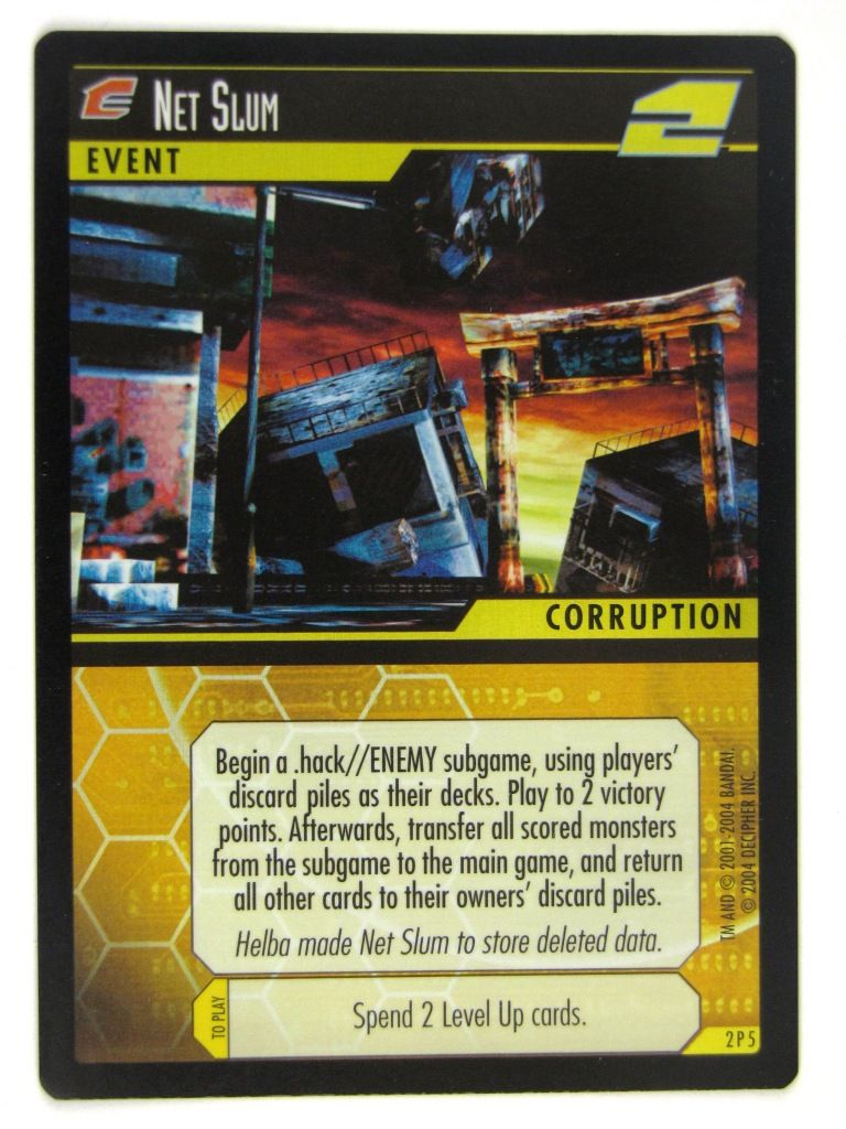 Dot. Hack Cards: NET SLUM Promo 2 P 5 #