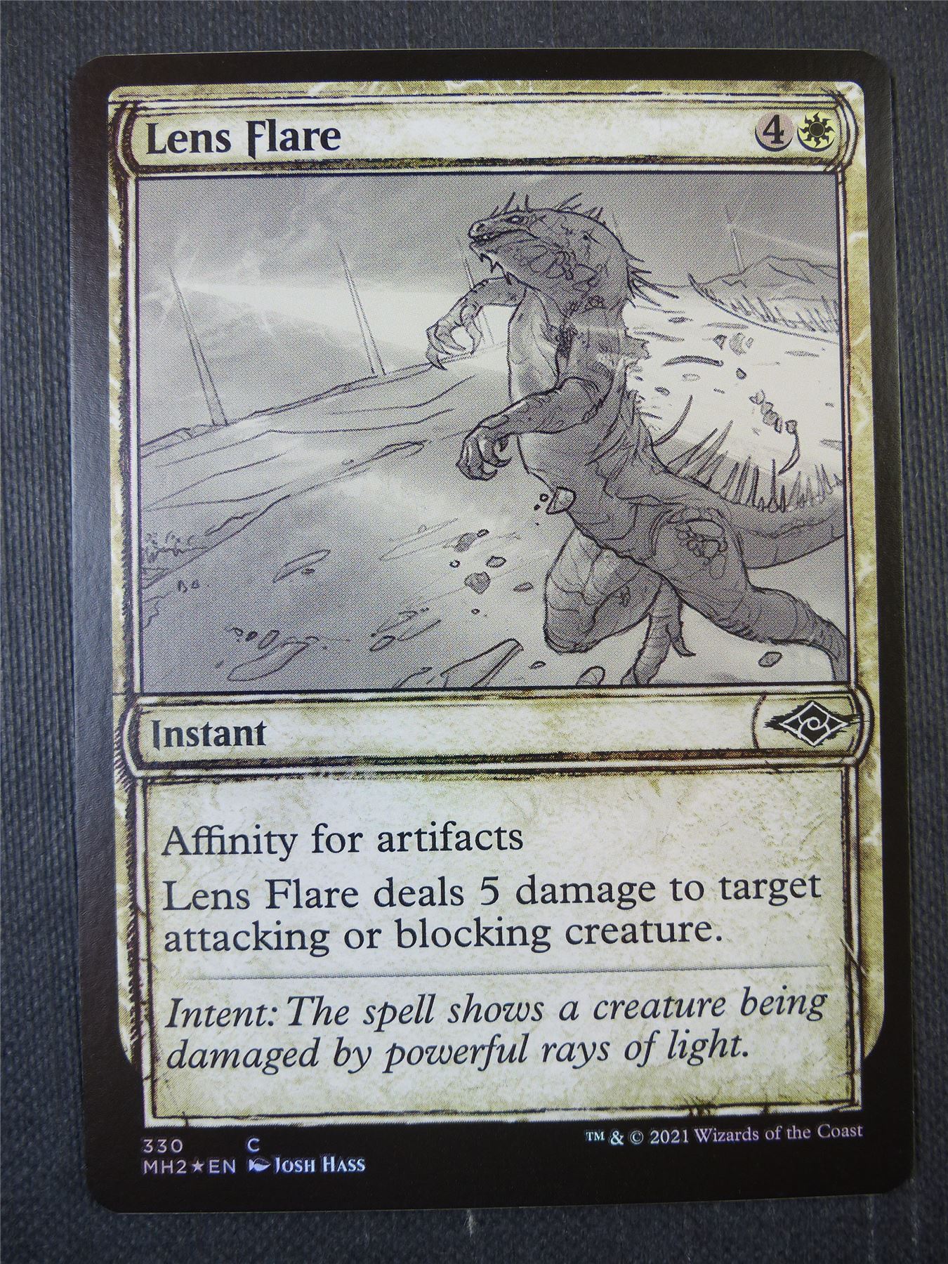 Lens Flare sketch Foil - Mtg Card #92I