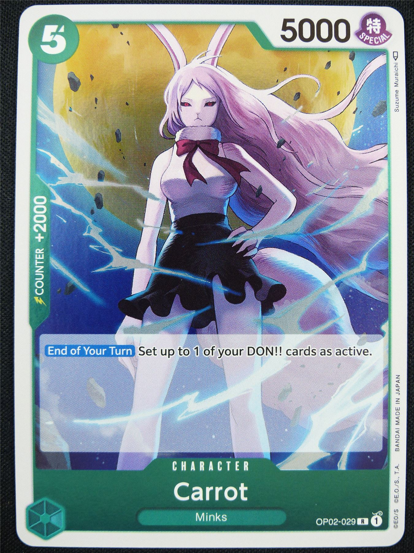 carrot one piece card game Carrot OP02-029 R