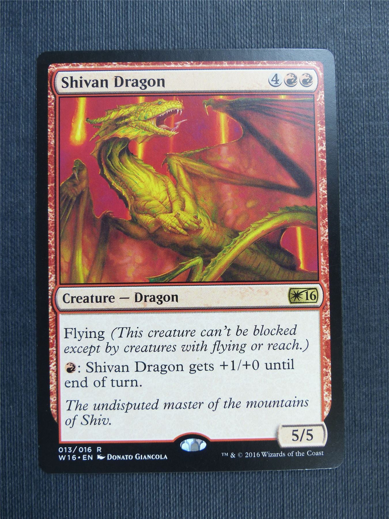 Shivan Dragon - Mtg Magic Cards #49E