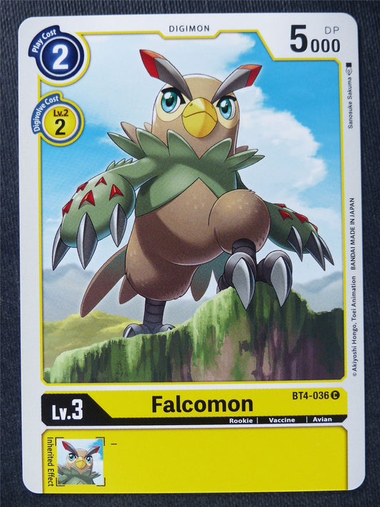 Falcomon BT4-036 C - Digimon Cards #ZX