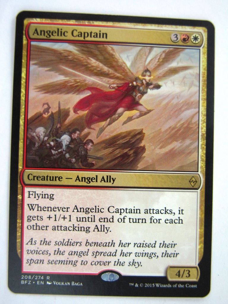 MTG Magic Cards: ANGELIC CAPTAIN # 4E63