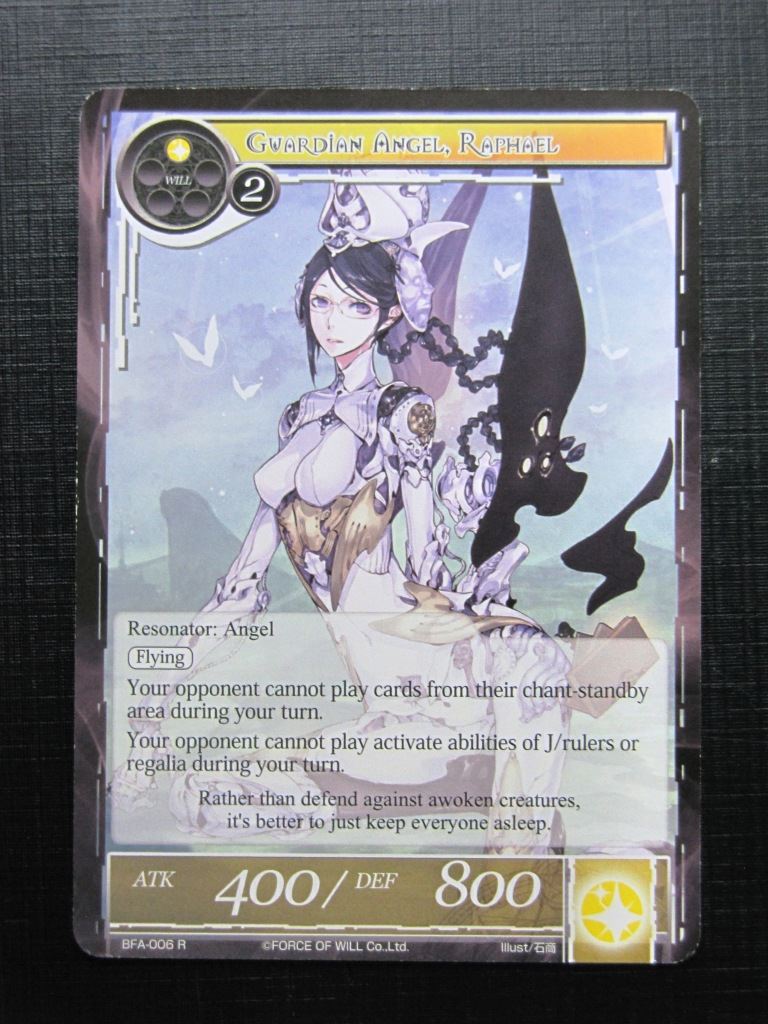 Force of Will Cards: GUARDIAN ANGEL, RAPHAEL # 15J74