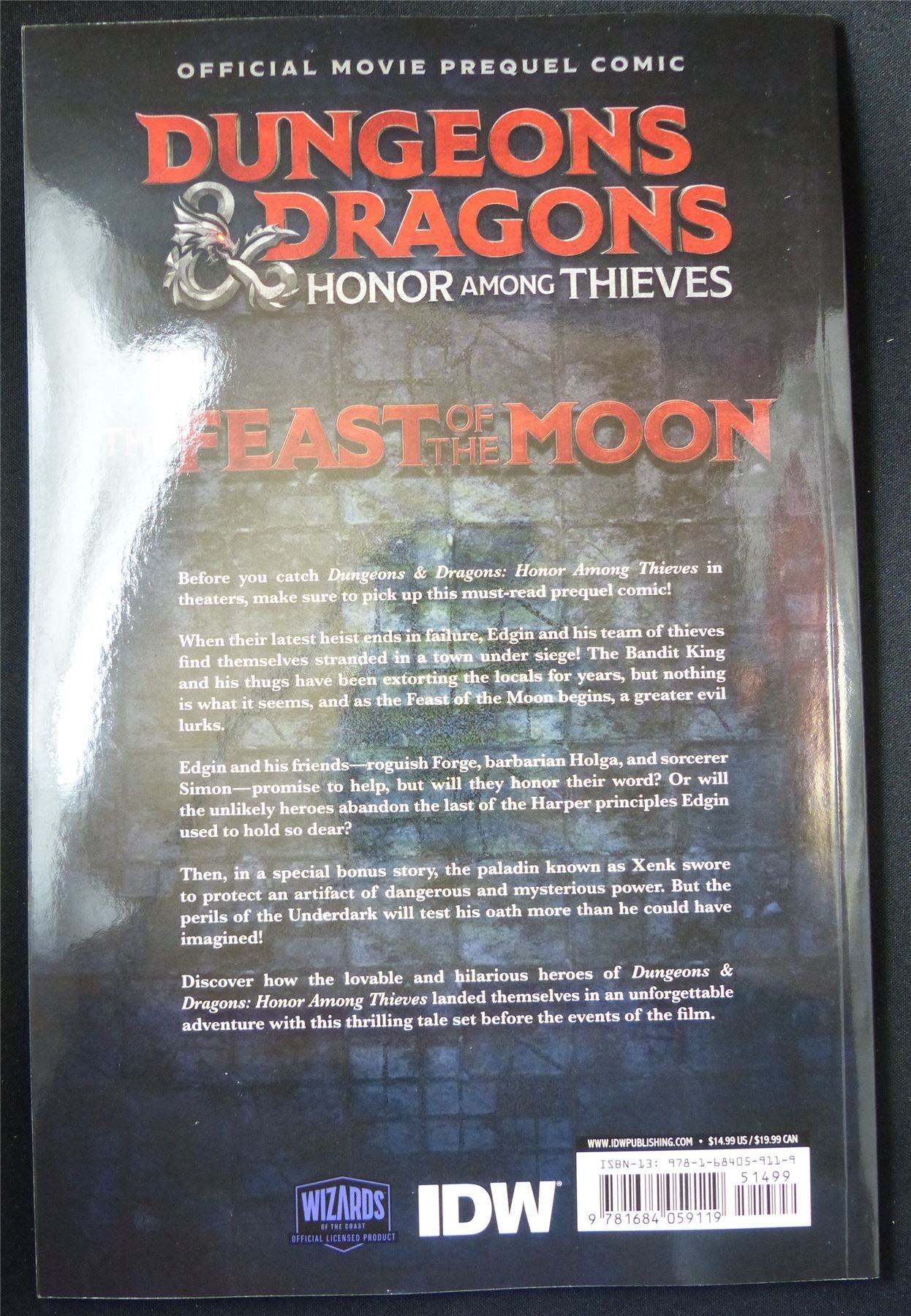 DUNGEONS & Dragons: Honor Among Thieves - IDW Graphic Softback #AO
