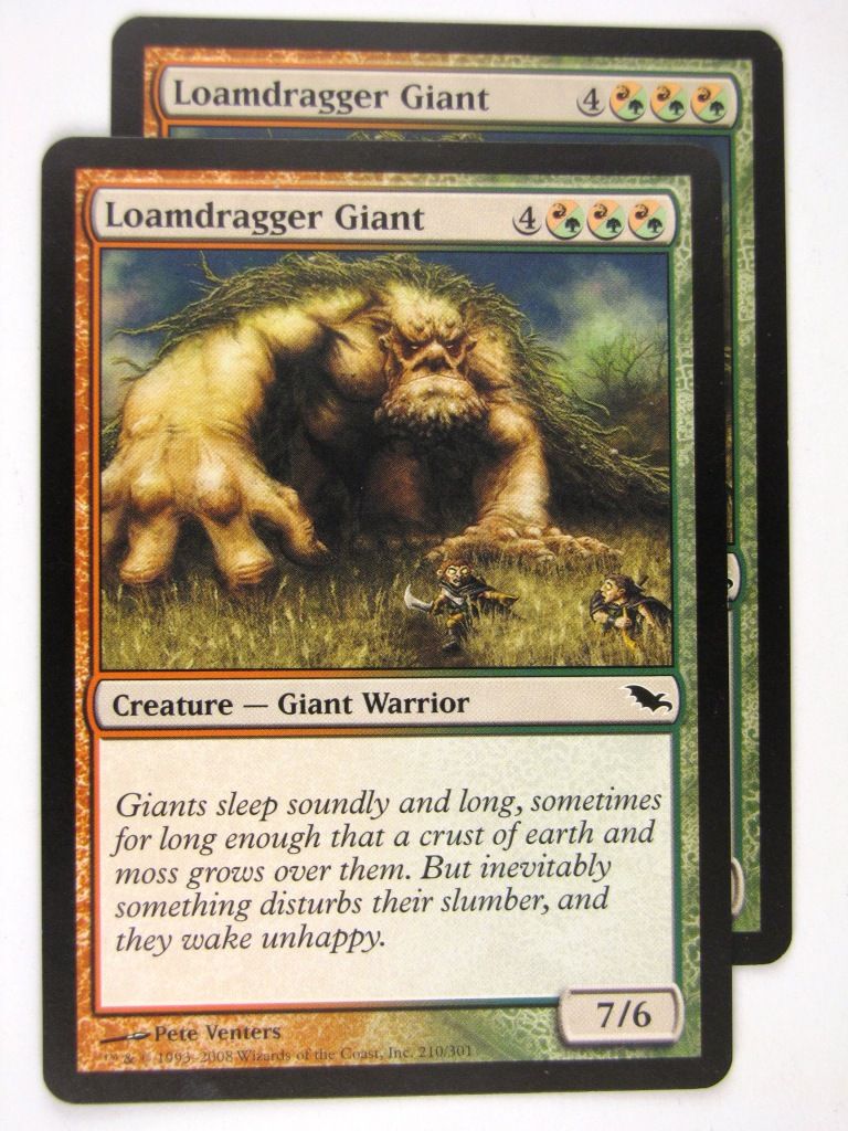 MTG Magic: the Gathering Cards: LOAMDRAGGER GIANT x2: SHM