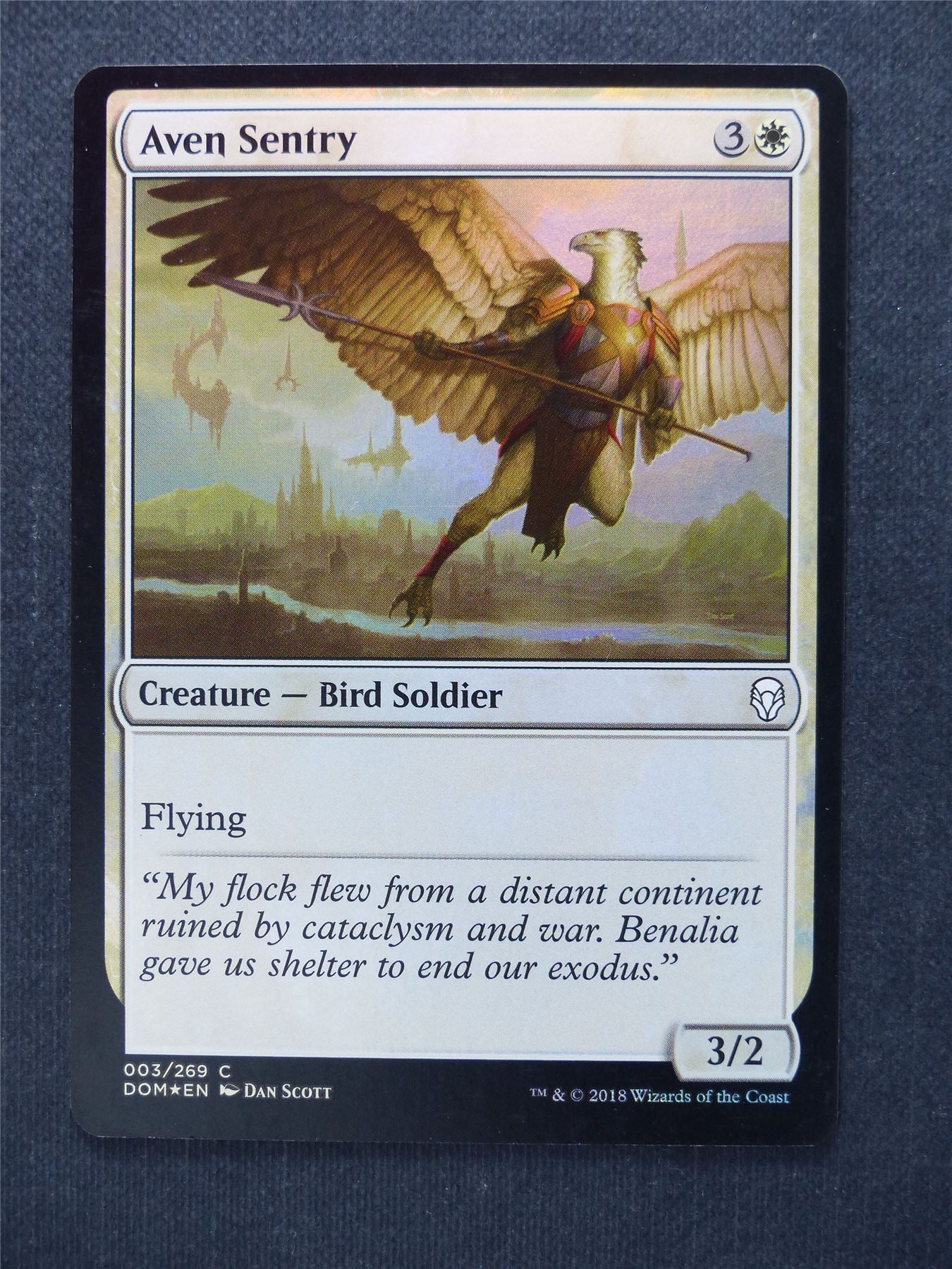 Aven Sentry Foil - Mtg Magic Cards #KY