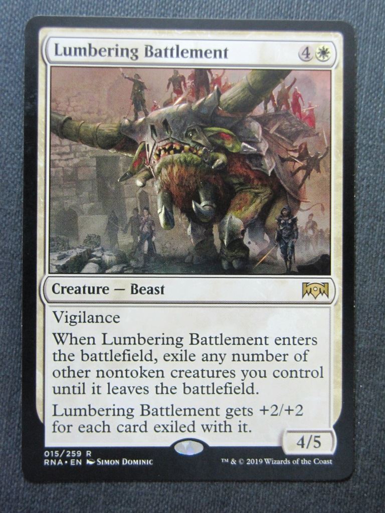 Lumbering Battlement - Mtg Magic Cards # 9C93