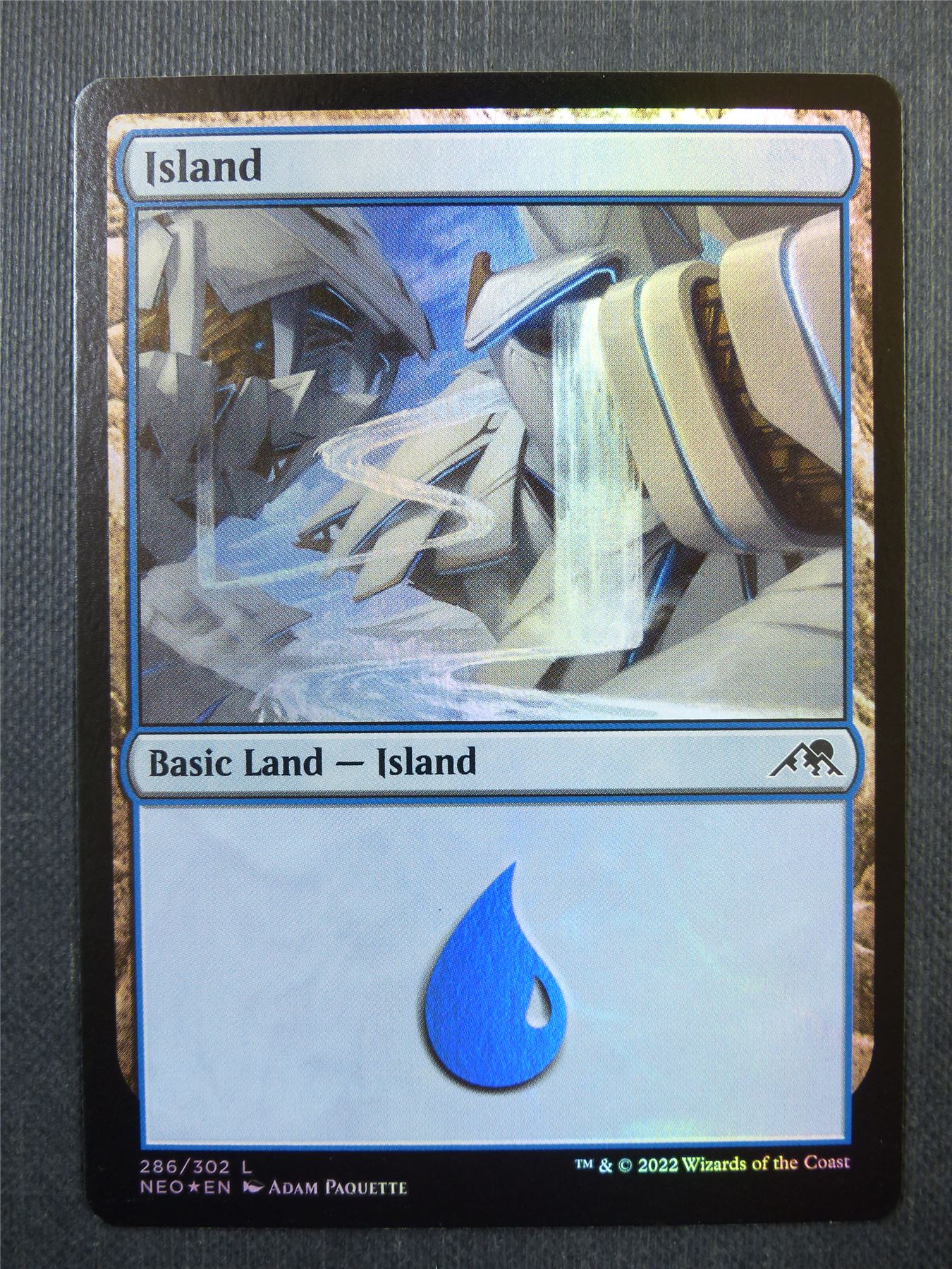 Island 286/302 Foil - Mtg Card #41E
