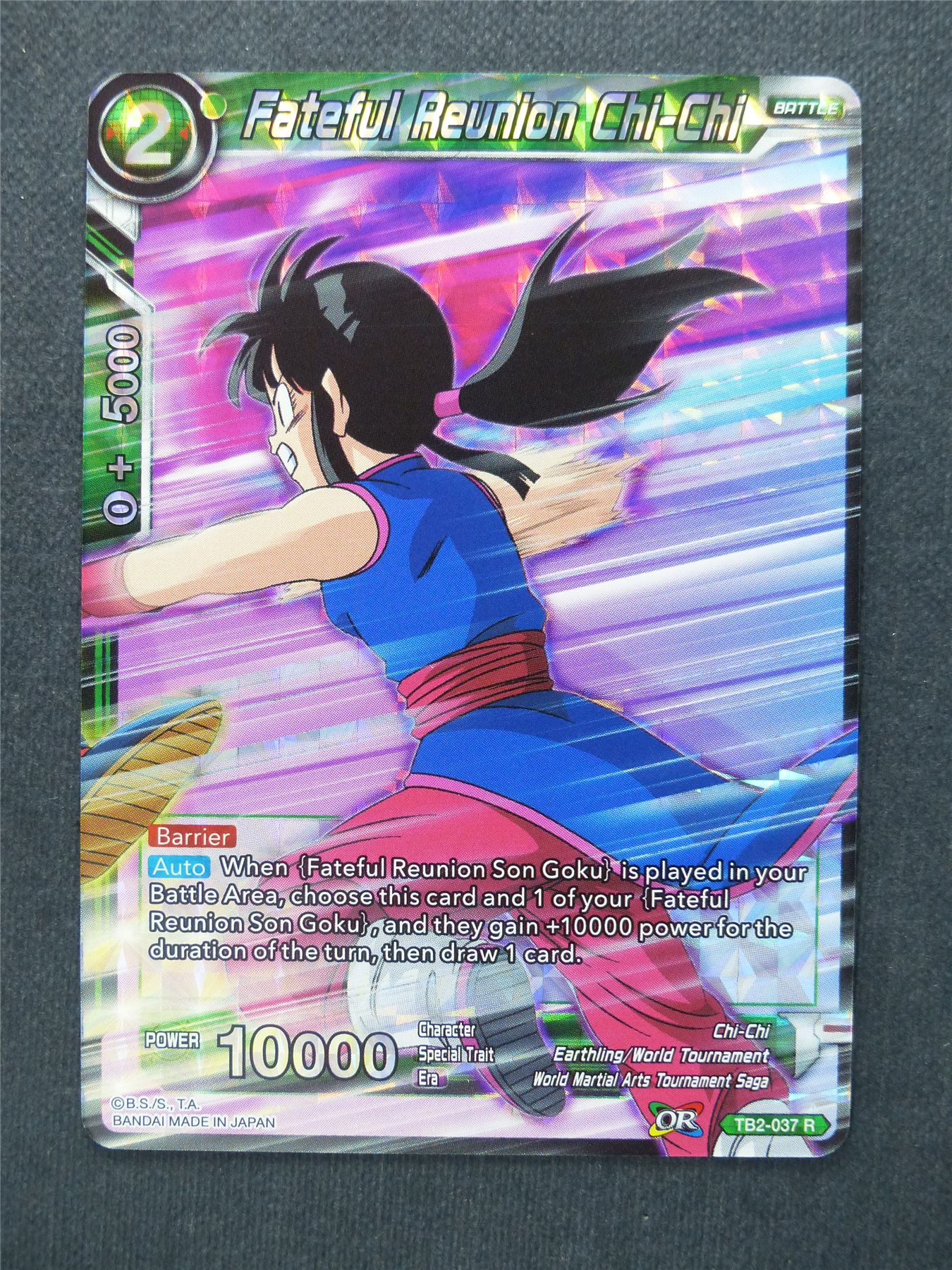 Fateful Reunion Chi-Chi - Dragon Ball Super Cards #4F