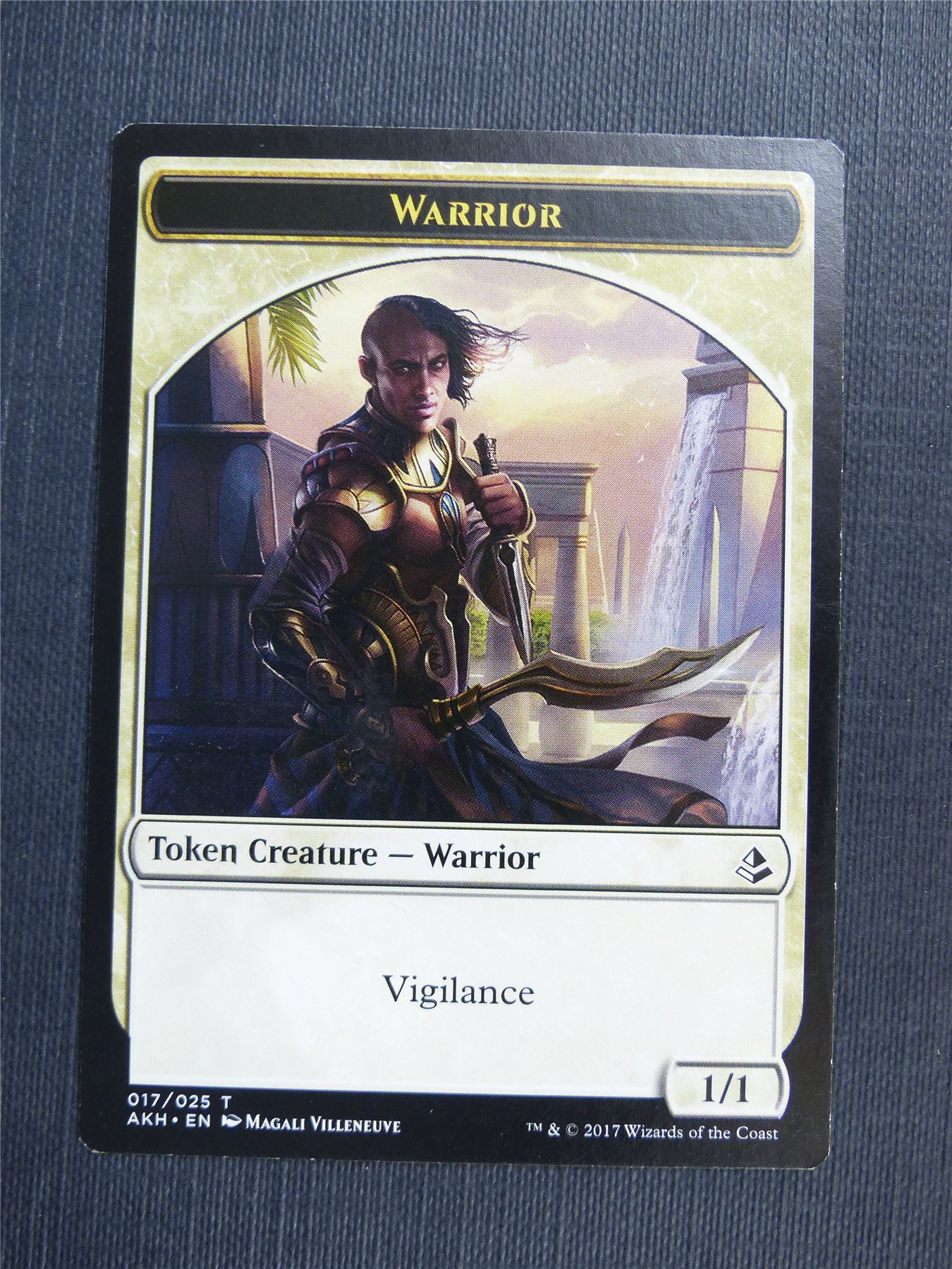 Champion of Wits / Warrior - Mtg Magic Token Cards #4PD