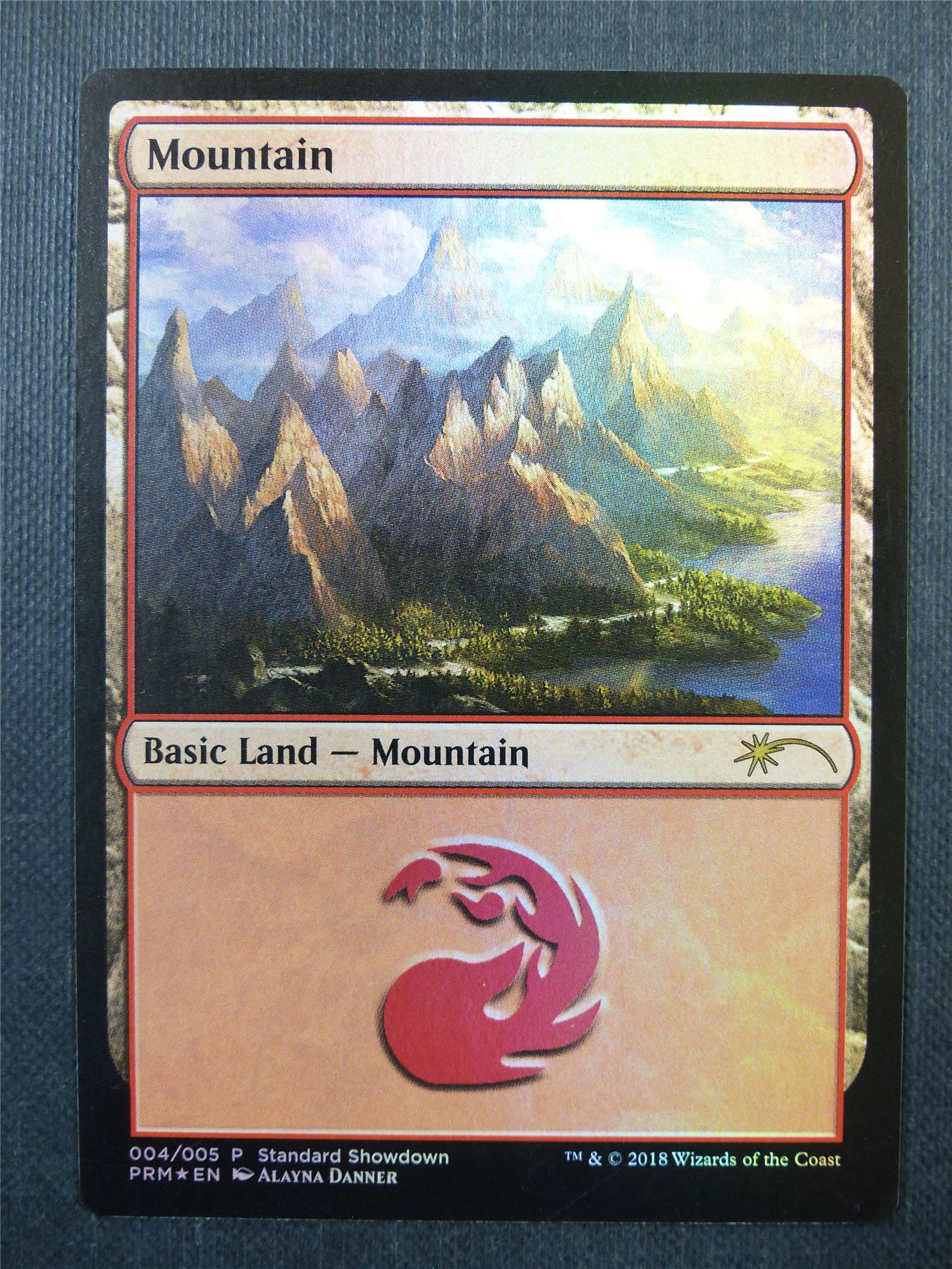 Mountain 004/005 Promo Foil - Mtg Card #411