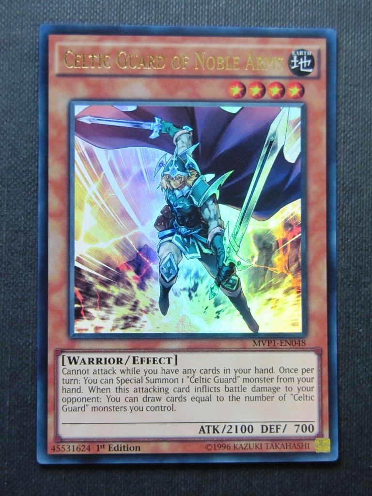 Celtic Guard of Noble Arms MVP1 Ultra Rare - 1st ed - Yugioh Cards #15W