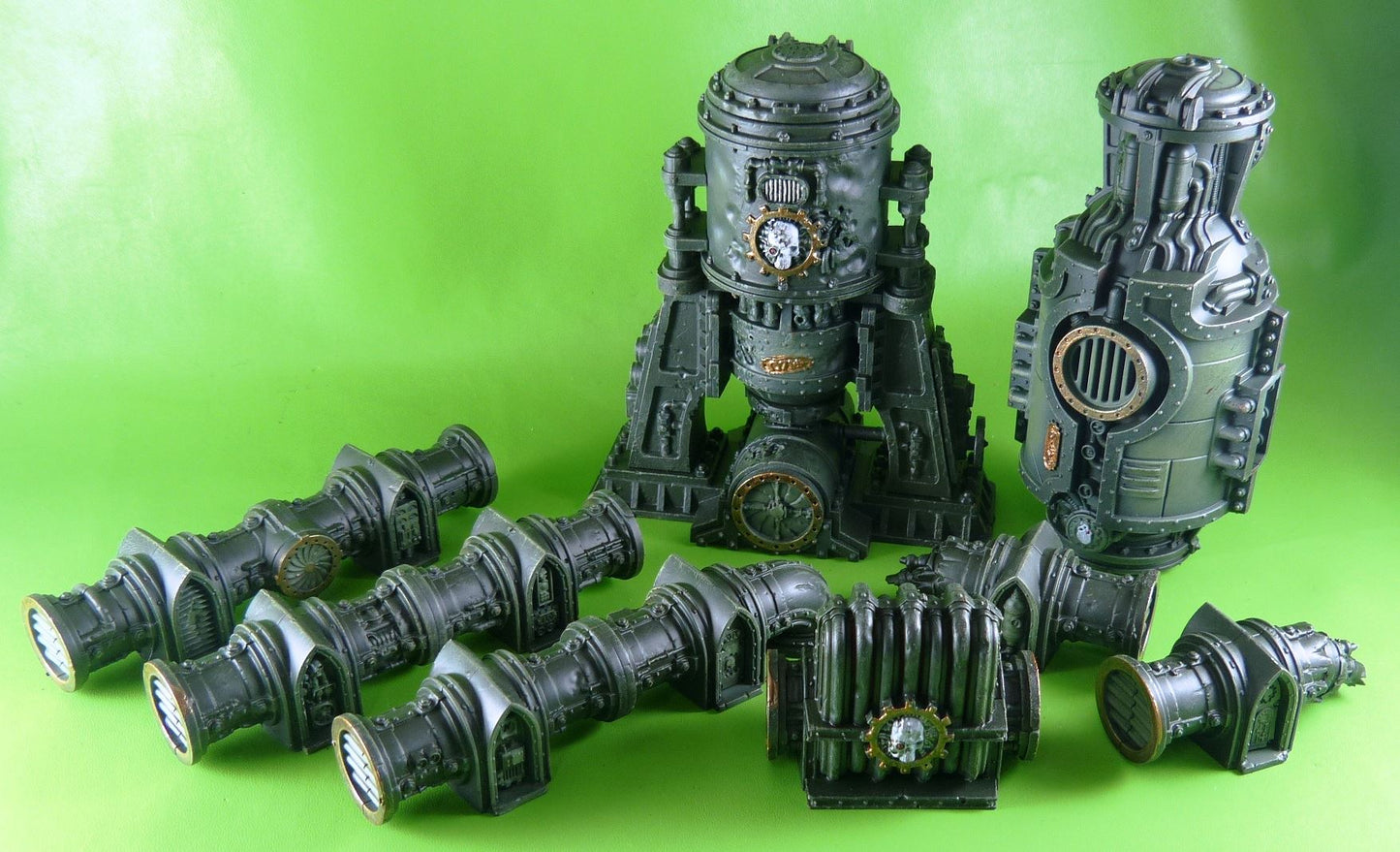 40k Terrain Scenery PIPES Thermo-exchanger Shrine Painted - Warhammer AoS 40k #2O
