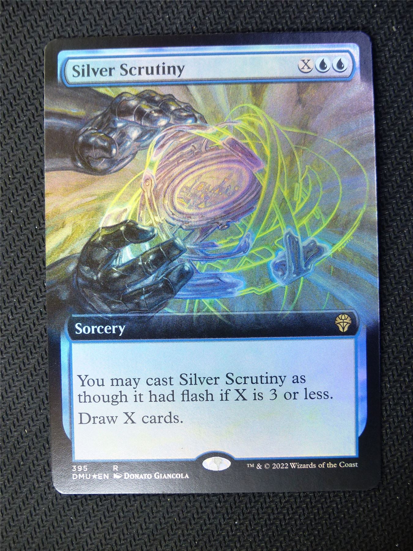 Silver Scrutiny Borderless FOIL - Dominaria United - Mtg Card #7TM