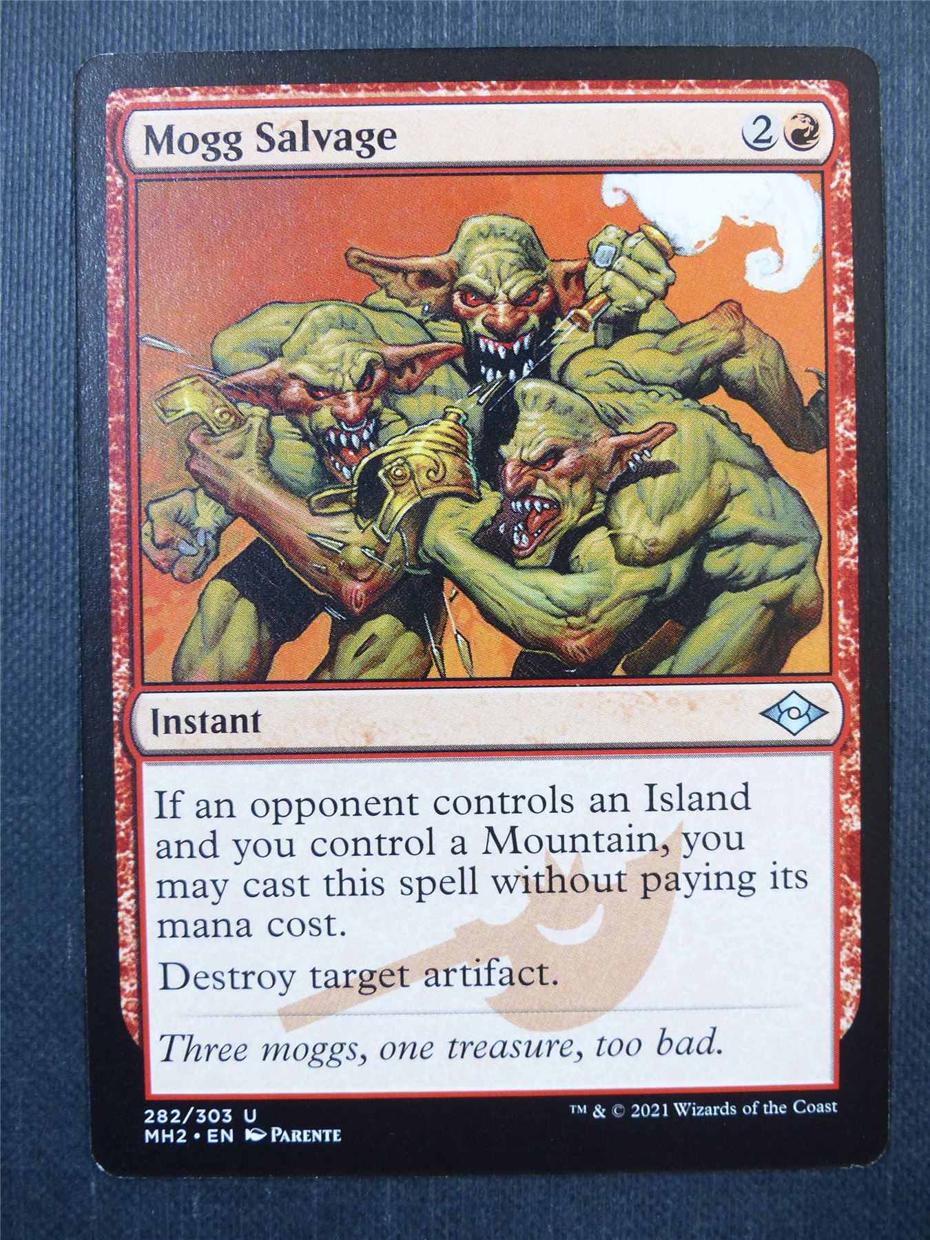 Mogg Salvage - Mtg Card #41T