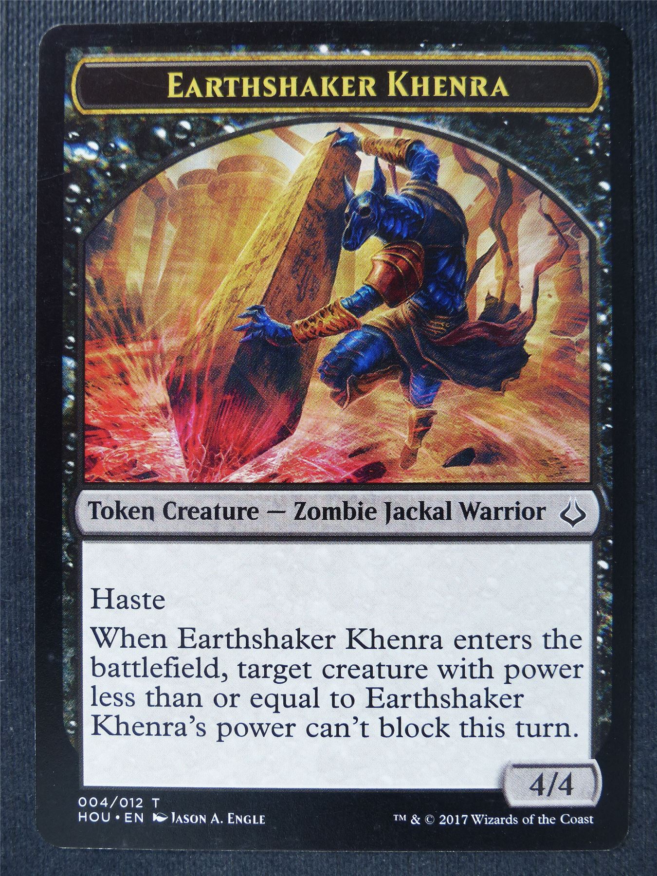 Earthshaker Khenra Token - Mtg Card #1SY